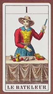I The Magician, farklı paketlerden yedi tarot kartı by Unbekannt Unbekannt